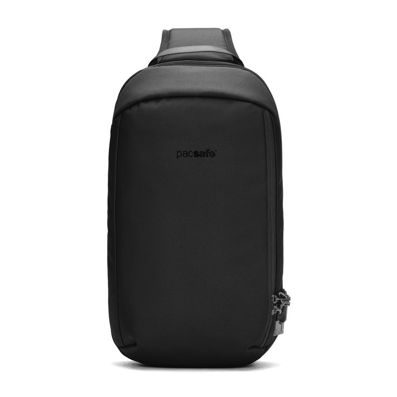Pacsafe Vibe 325 10 Liter Anti Theft Sling Bag/Crossbody-Fits 13 inch Laptop Casual Daypack, Black, One Size - Image 1